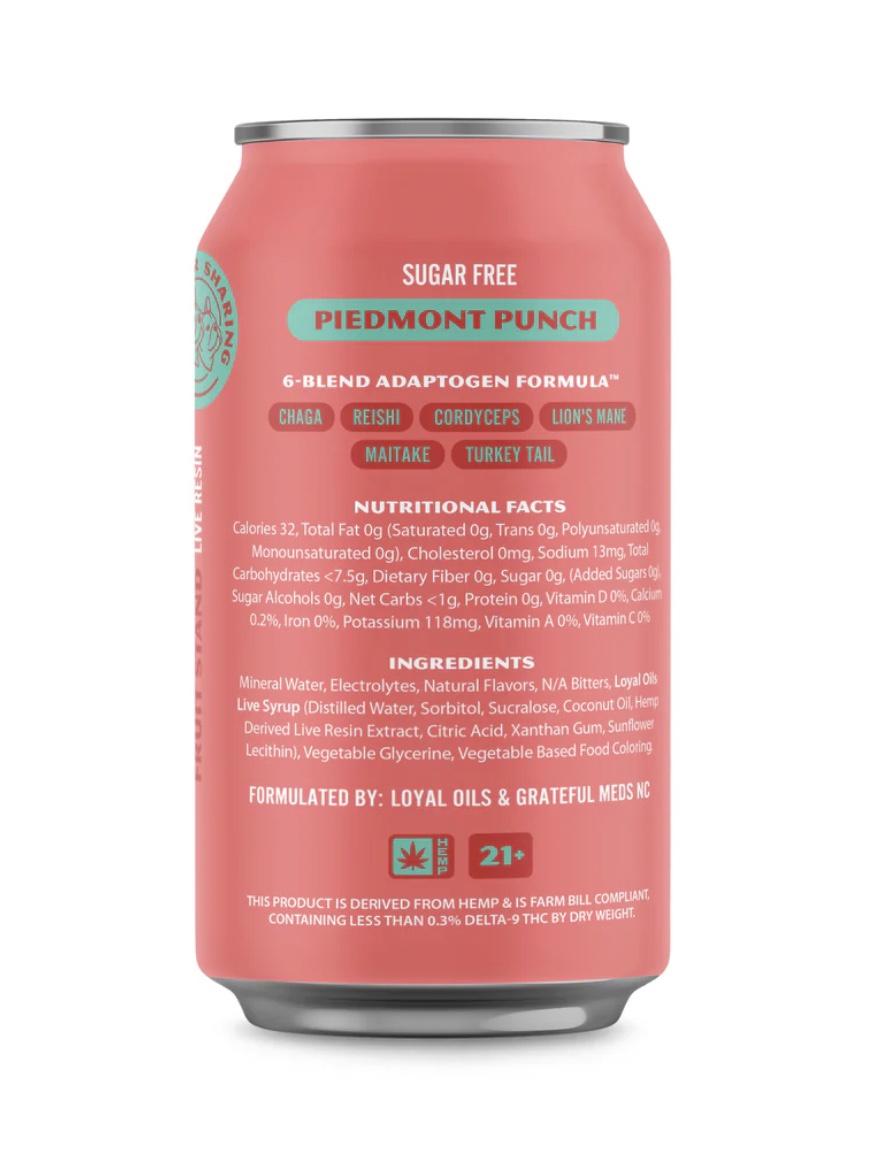 RoDog | Live Resin Delta 9 THC + Adaptogens | 10mg / Piedmont Punch